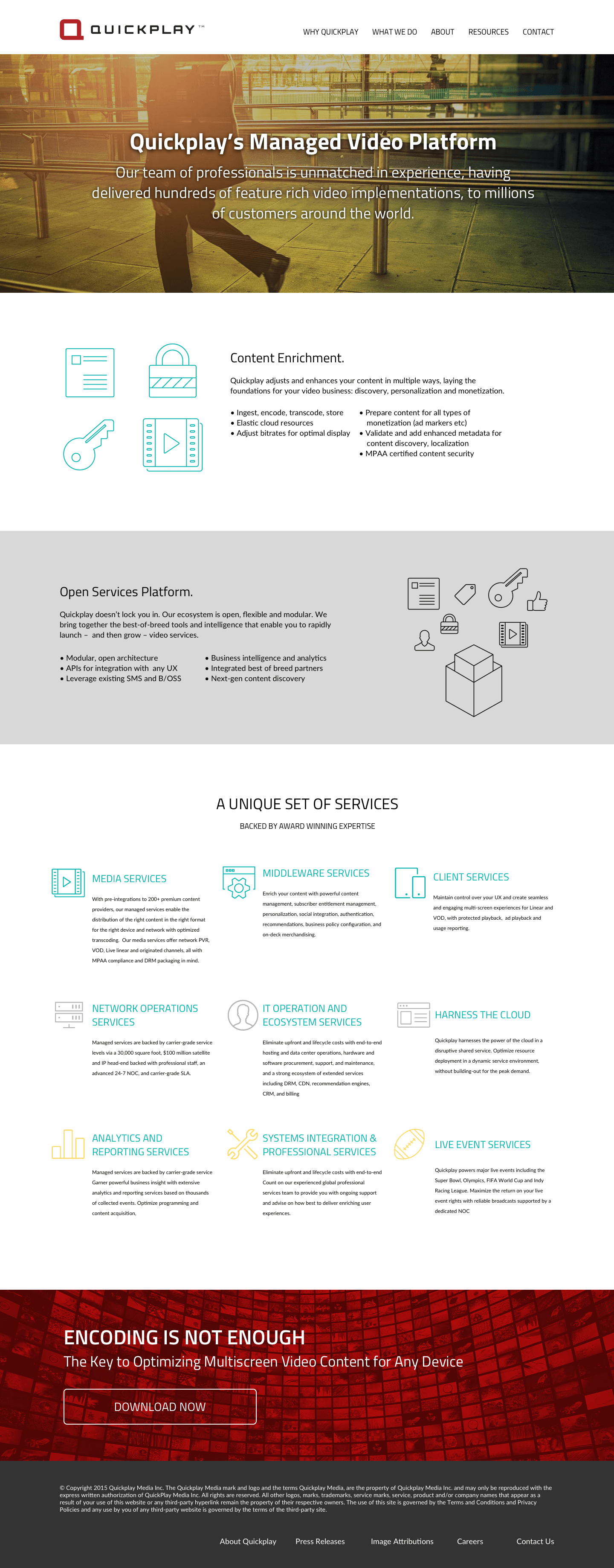 QuickPlay - managed Video Platform