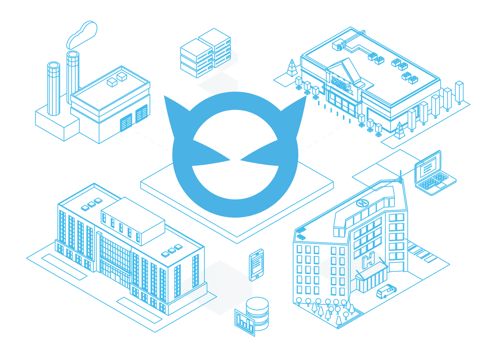 BlueCat - Sample Illustration Style
