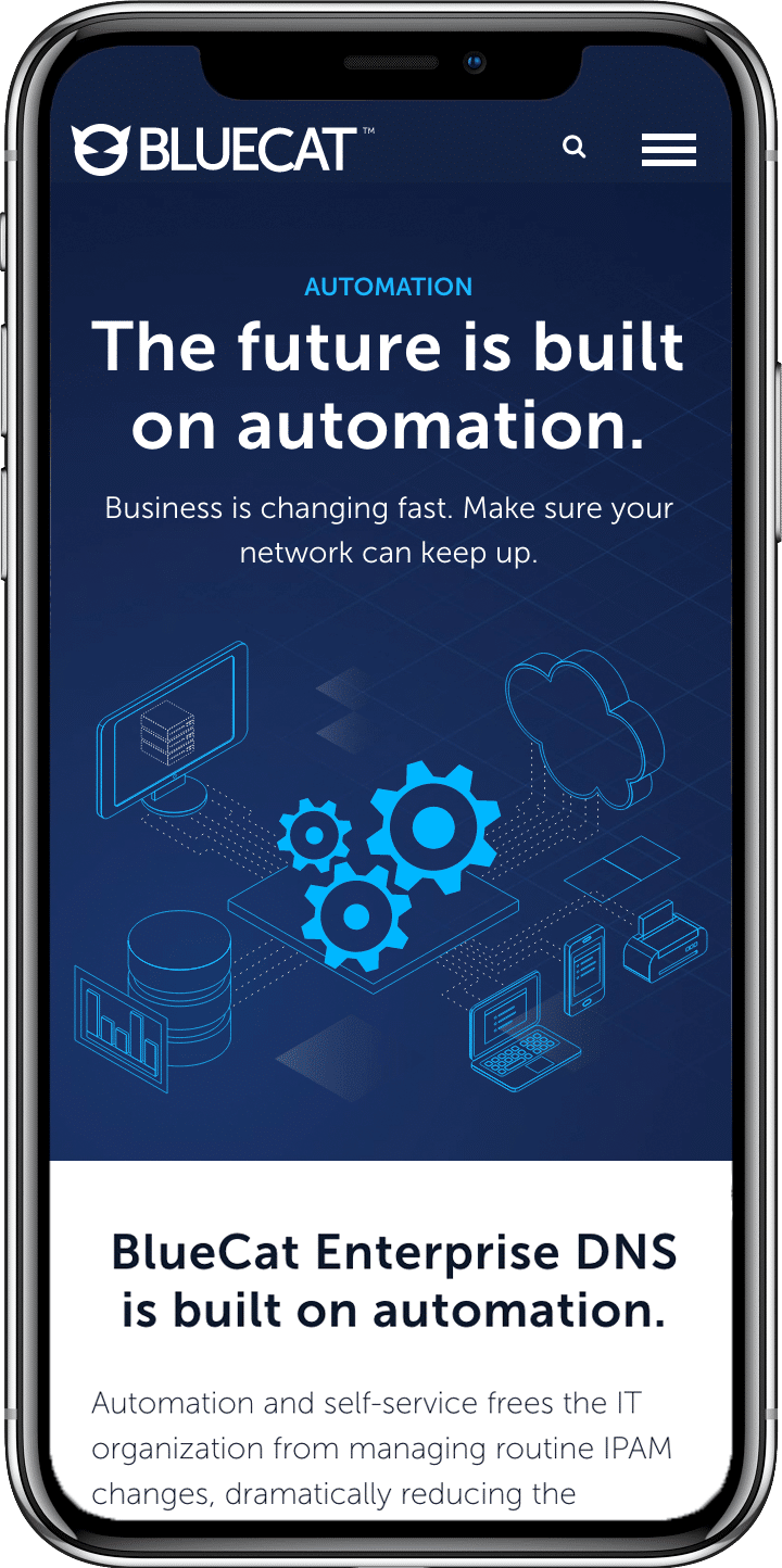 bluecat mobile design